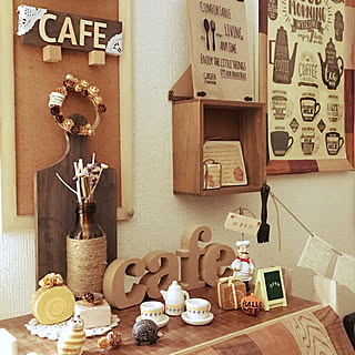 ベッド周り/ハロウィンかぼちゃ/cafe風/カッティングボードリメイク/ドライフラワー...などのインテリア実例 - 2017-09-27 22:59:11