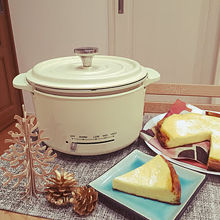 reksさんのレシピ♡/チーズケーキ/くらしのeショップモニター/山善/キャセロール...などのインテリア実例 - 2019-12-24 20:01:20