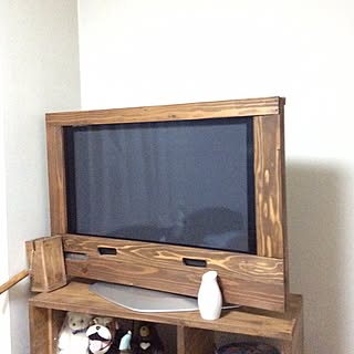 Diy テレビカバーのインテリア 手作りの実例 Roomclip ルームクリップ