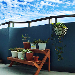 ベランダ フラワースタンドのインテリア実例 Roomclip ルームクリップ