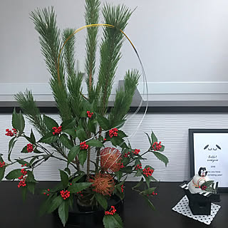 お正月 生け花のインテリア実例 Roomclip ルームクリップ