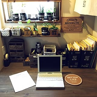 ハンドメイド パソコンデスク周りのインテリア実例 Roomclip ルームクリップ
