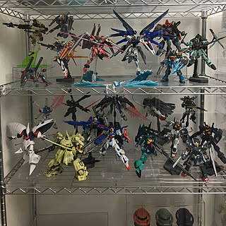 ガンプラ 男の趣味部屋のおしゃれなアレンジ 飾り方のインテリア実例 Roomclip ルームクリップ