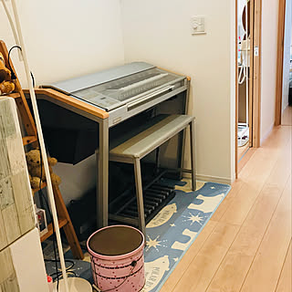 部屋全体/廊下スペースに/エレクトーン置き場/楽器のある部屋/新生活/Panasonic 照明...などのインテリア実例 - 2018-04-16 11:08:02