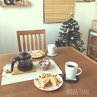 机/bosco/ダイニングテーブル/カフェ風/アップルパイ...などのインテリア実例 - 2017-12-02 15:45:32