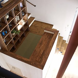 スキップフロアーのインテリア実例 Roomclip ルームクリップ