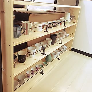 キッチン/アリタポーセリンラボ/アイアンバー/波佐見焼/DIY棚...などのインテリア実例 - 2017-03-09 14:53:50