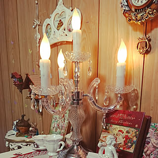 棚/シャンデリア/置き型/明るさ三段階調節/ランプのインテリア実例 - 2018-09-08 17:40:46