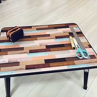 机/DIY/木目調/リメイクシートのインテリア実例 - 2016-09-24 08:29:38