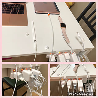 100均 充電ステーションの商品を使ったおしゃれなインテリア実例 Roomclip ルームクリップ