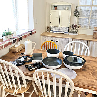 キッチン用品/フライパン/カフェ風インテリア/ダイニング/カフェ風...などのインテリア実例 - 2020-02-07 16:55:18