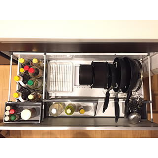キッチン/コンロ下収納/IG→haru._.na12/モニター/キッチン収納...などのインテリア実例 - 2018-11-28 17:03:43