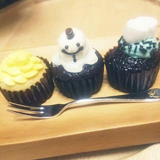 雪だるま/カップケーキ/JiJi cupcakes/神戸/チョコミント...などのインテリア実例 - 2016-12-13 04:21:24