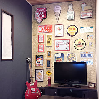 アメリカン ゲーム部屋のおしゃれなインテリア 部屋 家具の実例 Roomclip ルームクリップ