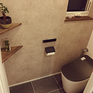 トイレ コンクリート風壁紙のインテリア実例 Roomclip ルームクリップ トイレ コンクリート風壁紙のインテリア実例 Roomclip ルームクリップ