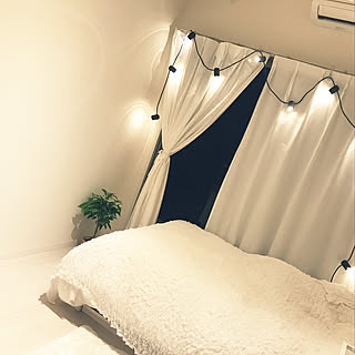 ベッド周り/観葉植物/ニトリ/IKEA/一人暮らし...などのインテリア実例 - 2018-10-09 22:14:57