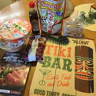 TIKI BAR/岐阜名産/tomopiちゃんからの素敵便/リゾート/オールドハワイアン...などのインテリア実例 - 2019-10-31 07:37:53