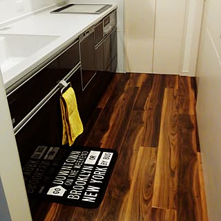 3coins キッチンマット替えましたの商品を使ったおしゃれなインテリア実例 Roomclip ルームクリップ