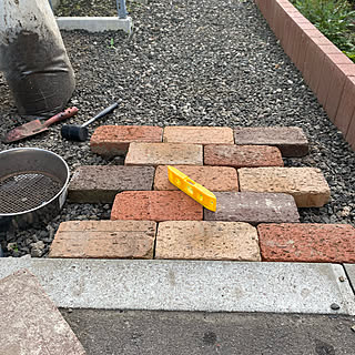 レンガの小道 固まる砂のインテリア実例 Roomclip ルームクリップ