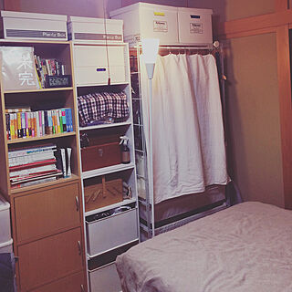 一人暮らし/ニトリ/無印良品/セリア/収納ボックス...などのインテリア実例 - 2020-01-25 11:32:58