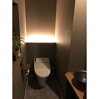 トイレ 間接照明のおしゃれなインテリアコーディネート レイアウトの実例 Roomclip ルームクリップ