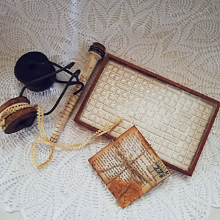 部屋全体/素敵便/ハンドメイド/タイルトレイ/洋書プレート...などのインテリア実例 - 2019-07-26 09:06:44