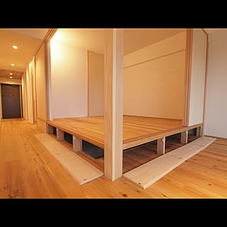 小上がり/寝室/ベッドルーム/収納/床下収納...などのインテリア実例 - 2017-04-16 00:32:28