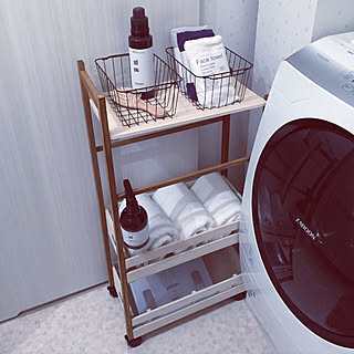 バス/トイレ/2019.1.24/脱衣場/自作ラベル/ホテルライク...などのインテリア実例 - 2019-01-24 06:39:53