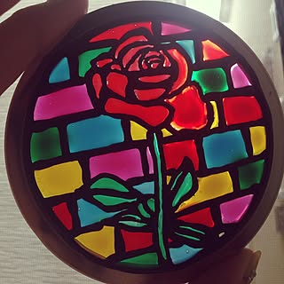 ガラス絵の具 リメ缶のインテリア実例 Roomclip ルームクリップ