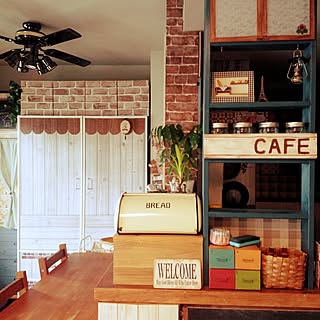 リビング/ダイニング/セリア/DIY/キッチンカウンター...などのインテリア実例 - 2015-08-12 09:04:37