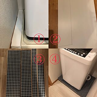 洗濯機パン隠しのインテリア実例 Roomclip ルームクリップ