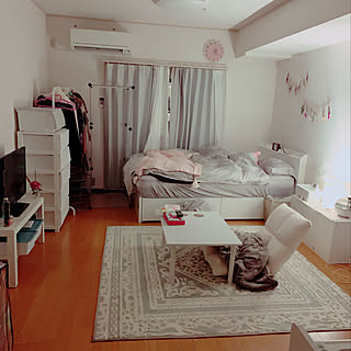 ナチュラル ワンルーム12畳のインテリア実例 Roomclip ルームクリップ