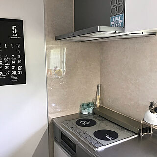 キッチン キッチンパネルのおしゃれなインテリアコーディネート レイアウトの実例 Roomclip ルームクリップ