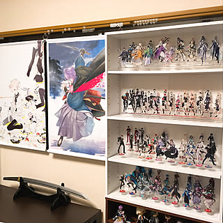 タペストリー オタク部屋のおしゃれなインテリア 部屋 家具の実例 Roomclip ルームクリップ
