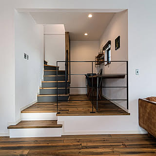 リビング階段 かっこいいインテリアのインテリア実例 Roomclip ルームクリップ