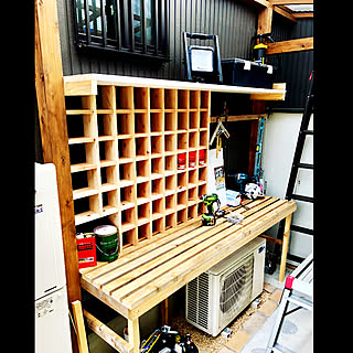 格子棚のインテリア実例 Roomclip ルームクリップ