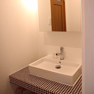 タイル貼り トイレ横のインテリア実例 Roomclip ルームクリップ