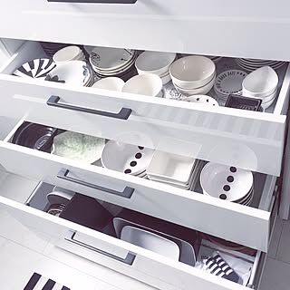 キッチン/収納/カップボード/白のチカラ/パナソニックキッチン...などのインテリア実例 - 2016-08-21 10:18:15