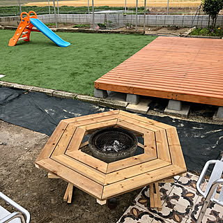 焚き火台 Diyのインテリア 手作りの実例 Roomclip ルームクリップ