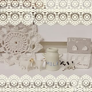 棚/いなざうる屋さん/ホワイトナチュラル/いなざうるす屋さん/おうちモチーフ♡のインテリア実例 - 2014-08-11 21:58:20