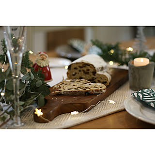 机/クリスマスパーティー/カッティングボード/ヒムロスギ/クリスマス...などのインテリア実例 - 2017-12-24 18:32:26