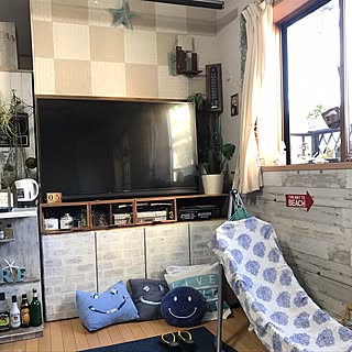 リビング/DVDラックDIY/テレビ台リメイク/時計DIY/!!!!!アホ仲間!!!!!...などのインテリア実例 - 2017-06-05 18:00:06