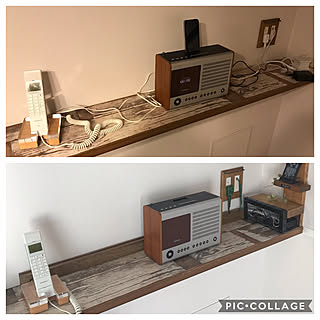 電話配線隠しのインテリア実例 Roomclip ルームクリップ