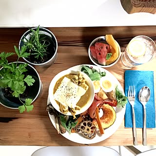 ごはん/食卓/イッタラティーマ/イッタラ ティーマ/イッタラ...などのインテリア実例 - 2015-04-20 15:47:50