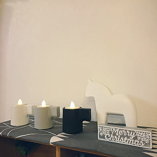 キッチンクロスはIKEA/キャンドルホルダー/LEDキャンドル/ダーナラホース/クリスマスオブジェ...などのインテリア実例 - 2017-11-08 17:55:20