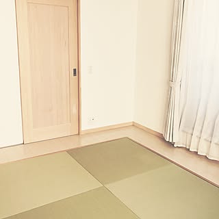 和室にカーテンのインテリア実例 Roomclip ルームクリップ