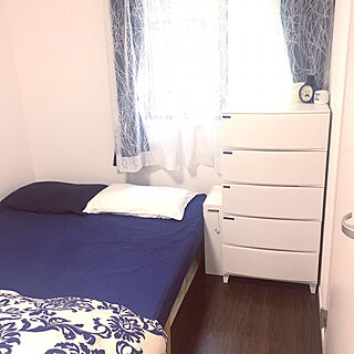 5畳寝室にダブルベッドのインテリア実例 Roomclip ルームクリップ