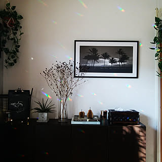 棚/〇〇のある暮らし/モノトーン/光のある暮らし/サンキャッチャー...などのインテリア実例 - 2020-01-30 10:09:53