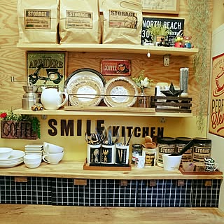キッチン/プレ企画準備中/素敵なお家作り/カフェ風キッチン/Insta→SOYURU-MAMA...などのインテリア実例 - 2016-12-02 14:50:00