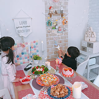 ひな祭り/賃貸インテリア/賃貸でも楽しく♪/フェイクフラワー/レンガシート...などのインテリア実例 - 2019-09-28 02:02:36